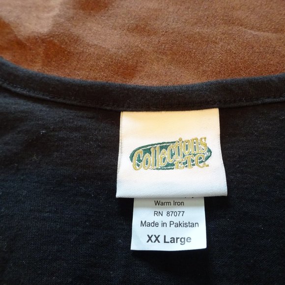 XXL black with snowmen Christmas cardigan - Picture 7 of 9